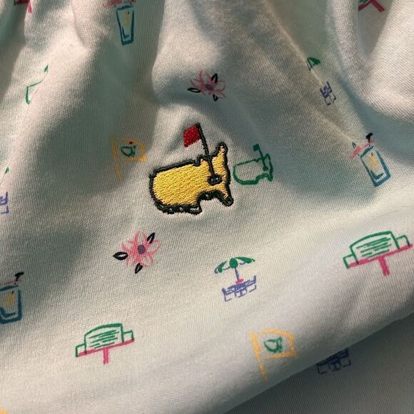 Masters  Magnolia Lane Light Green Augusta Icons Pajama Lounge Pants Size S - Picture 6 of 6